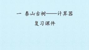 泰山古树——计算器PPT课件免费下载