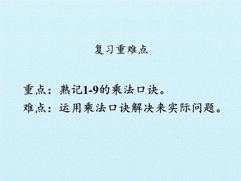 二年级上册数学课件 三 凯蒂学艺——表内乘法(二)复习课件 青岛版(五四学制)03