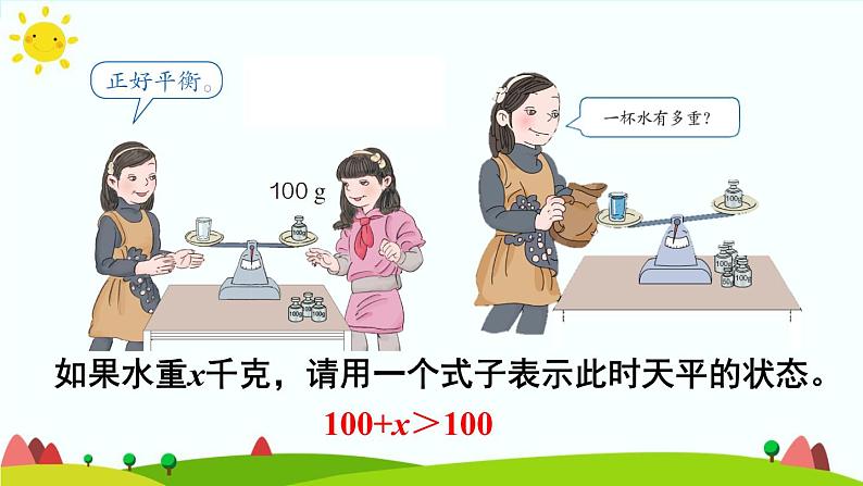 【精品课件】人教版 五年级上册数学 第5单元 简易方程 5.2.1方程的意义(第2课时)第7页