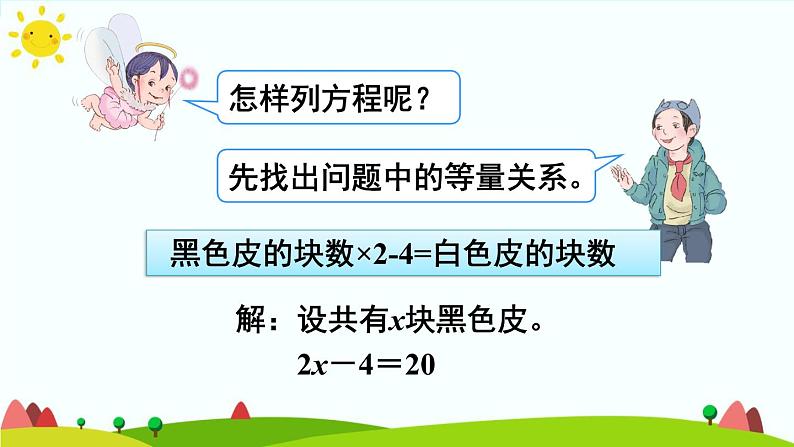 【精品课件】人教版 五年级上册数学 第5单元 简易方程 5.3实际问题与方程(一)(第2课时)第7页