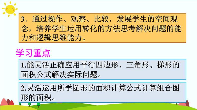 【精品课件】人教版 五年级上册数学 第6单元 多边形的面积 重点单元知识归纳与易错警示03