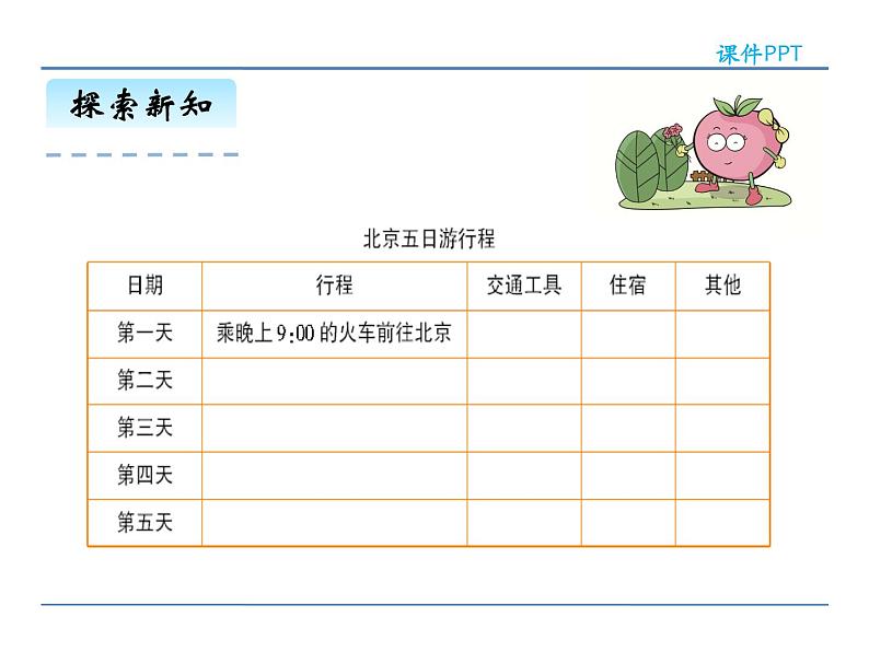 6.11《综合与实践(2)北京五日游》课件205