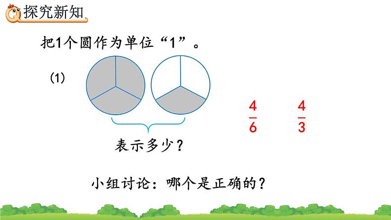 4.2.1 《真分数、假分数的意义和特征》精品课件第6页