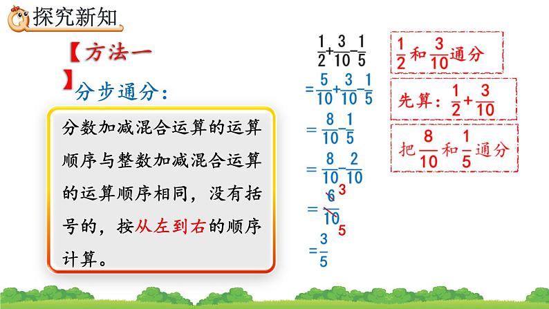 6.3.1 《分数加减混合运算》精品课件07