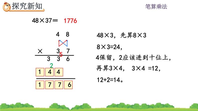 4.2.3 两位数乘两位数(进位)的笔算方法、精品课件06