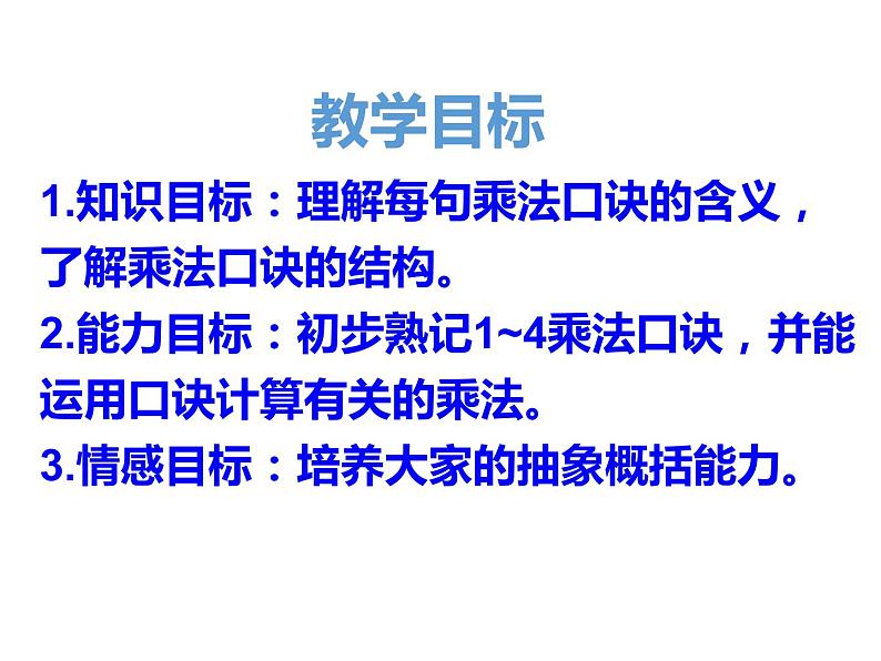 苏教版二上数学教学课件第3课时 1~4的乘法口诀第2页