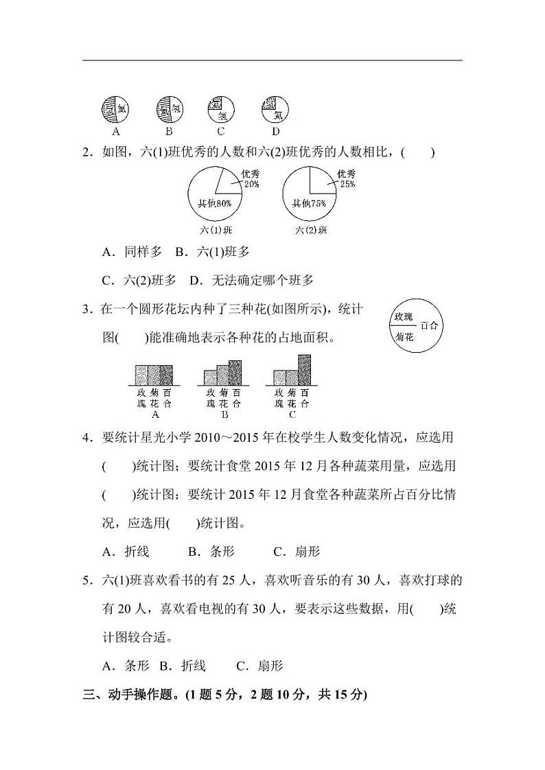 人教版六年级上册第七单元检测卷第2页