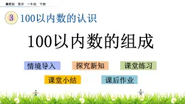 3.3《100以内数的组成》PPT课件 冀教版数学小学一年级下册