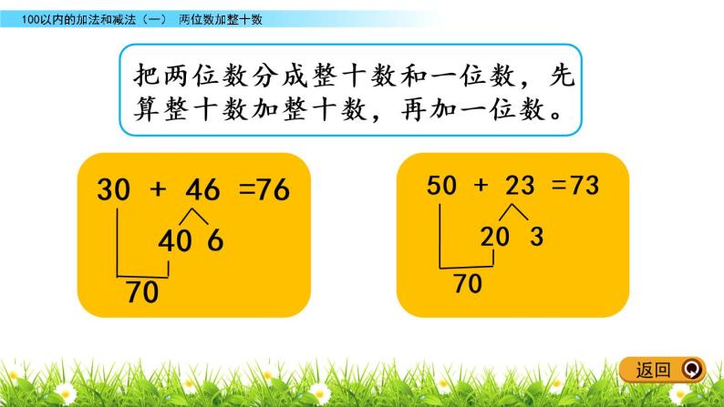 5.3《两位数加整十数》PPT课件 冀教版数学小学一年级下册05