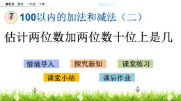 7.3《估计两位数加两位数十位上是几》PPT课件 冀教版数学小学一年级下册