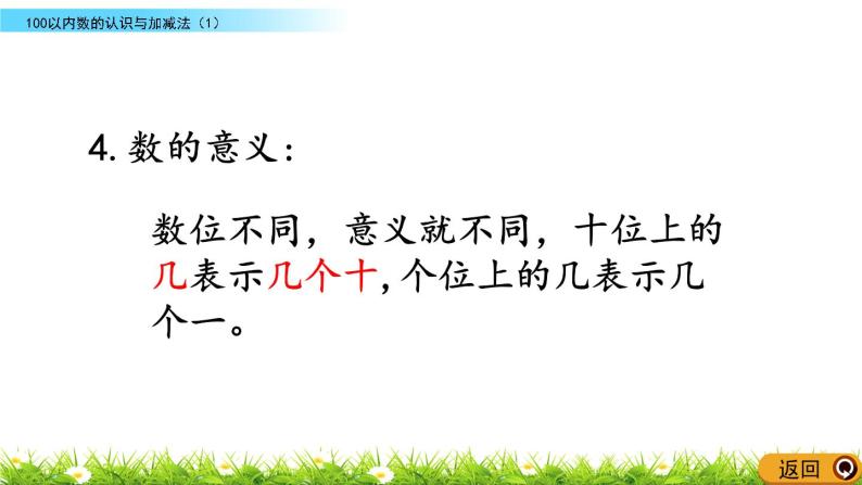 9.1《100以内数的认识与加减法（1）》PPT课件 西师大版数学小学一年级下册08