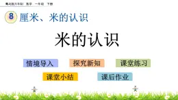 8.2《米的认识》PPT课件 青岛版（六三制）版数学小学一年级下册