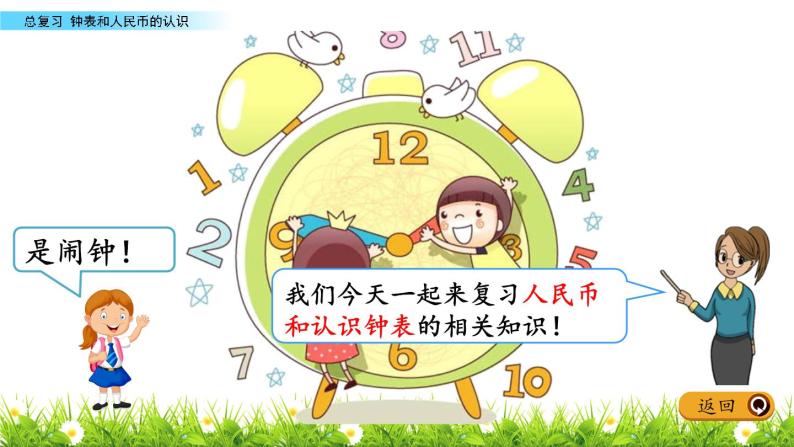 10.1《钟表和人民币的认识》PPT课件 青岛版（五四制）版数学小学一年级下册03