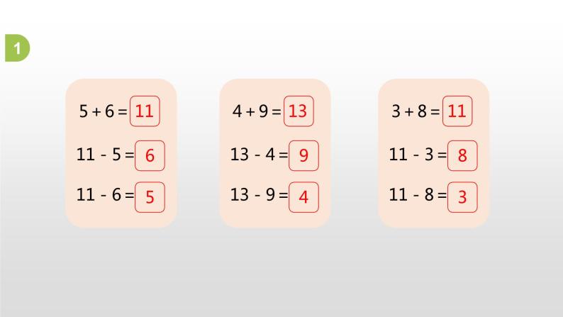 一年级下册数学课件1.20以内的退位减法6.练习三苏教版（2014秋） (共22张PPT)04