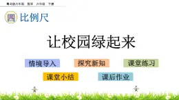 4.5《让校园绿起来》PPT课件 青岛版（六三制）版 六年级数学下册