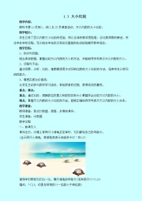 西师大版二年级下册大小比较教案设计