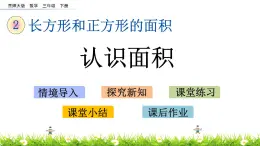 2.1《认识面积》PPT课件 西师大版 三年级数学下册