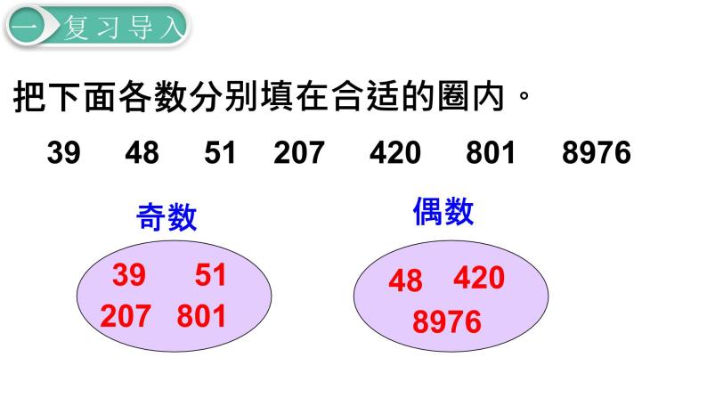 人教版数学五年级下册课件：第2单元第6课时  奇偶性 课件PPT02