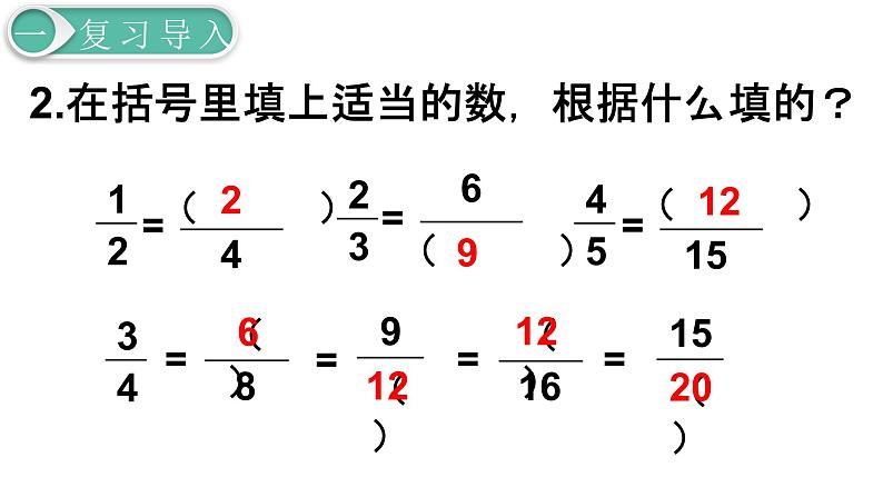 人教版数学五年级下册课件:第4单元第11课时 通分 课件PPT04