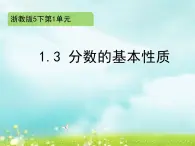 五年级下册数学课件-1.3 分数的基本性质 PPT课件