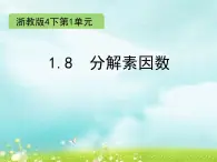 浙教版四年级下册数学课件-1.8  分解素因数 (共11张PPT)课件