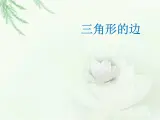浙教版四年级下册数学课件-4.19三角形的边  (共15张PPT)课件