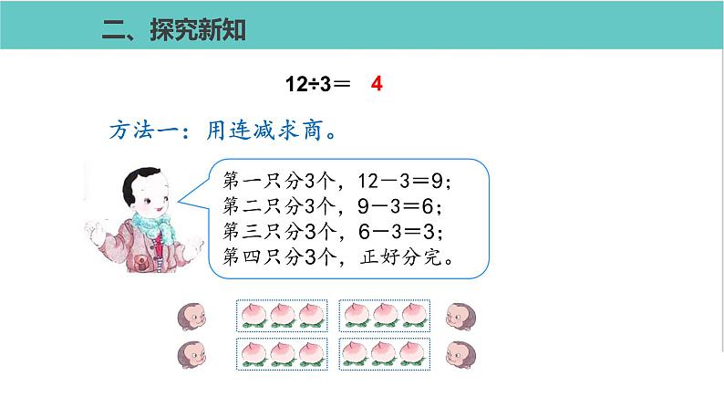 人教版二年级数学下册第2单元表内除法用2~6的乘法口诀求商第1课优质教学课件04
