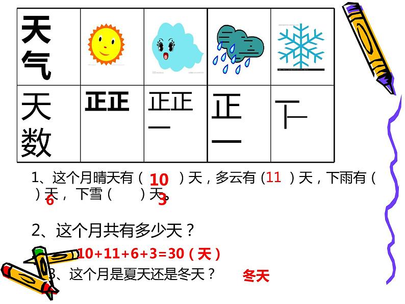 人教版二年级数学下册期中复习课件(附例题)03