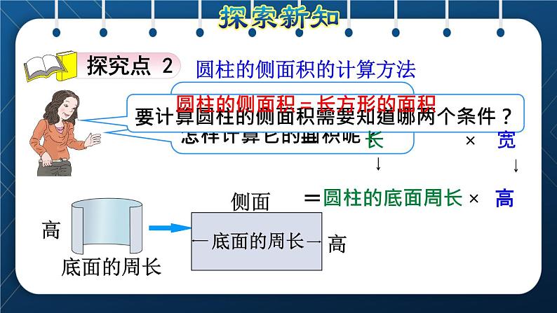 人教版六年级数学下册 第3单元 圆柱与圆锥 第2课时 圆柱的表面积(授课课件)第5页
