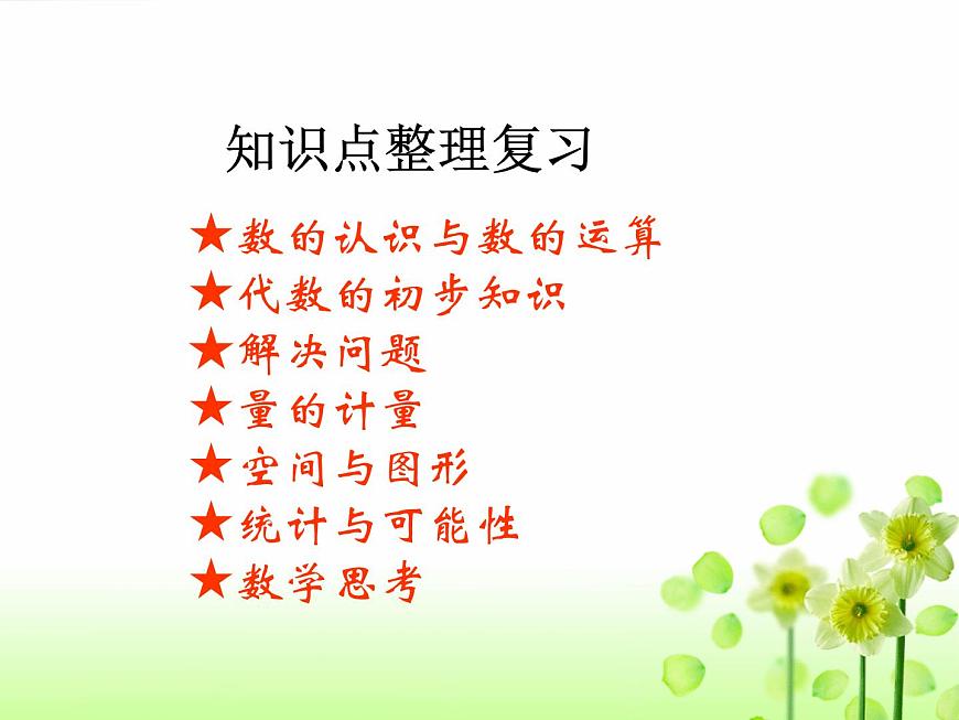 小學(xué)數(shù)學(xué)畢業(yè)總復(fù)習(xí)課件2第2頁