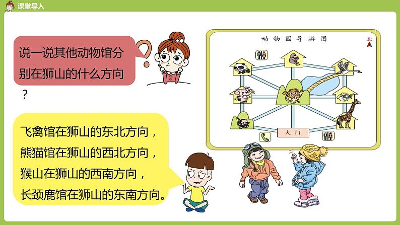 数学人教三(下)第1单元位置与方向(一)课时4第5页