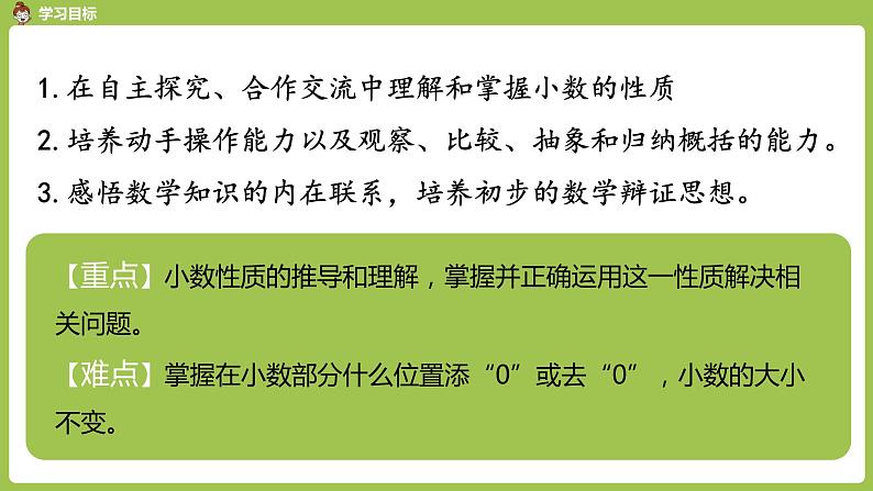 数学人教四(下)第四单元小数的性质和大小比较 课时(1) 课件PPT第2页