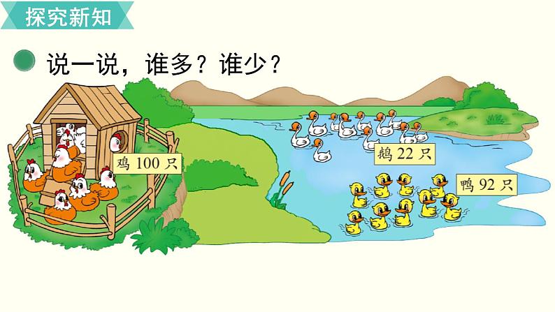 一年级北师大数学下第三单元 生活中的数 第5课时 小小养殖场第3页