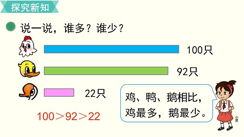 一年级北师大数学下第三单元 生活中的数 第5课时 小小养殖场第5页