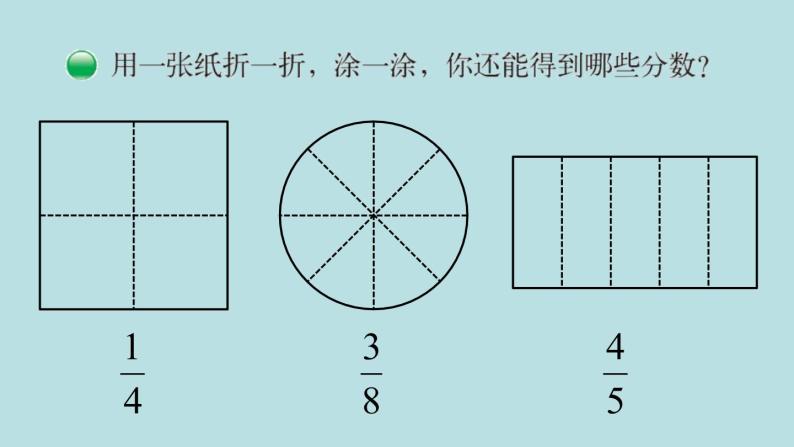 三年级北师大数学下 第六单元  认识分数  第1课时 分一分（一） 课件06