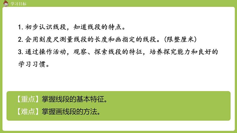 人教版教学二年级上册 第1单元 长度单位 .第三课时 认识线段课件第2页