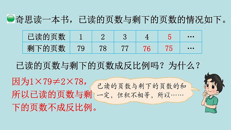 六年级北师大数学下册 第四单元 正比例与反比例 第6课时 反比例(2)第5页