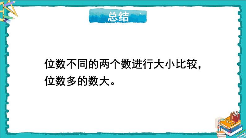人教版二年级数学下册 7 万以内数的认识 第七课时 10000以内数的大小比较课件第7页