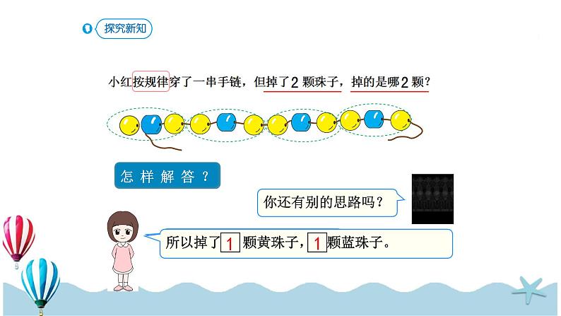 人教版数学一年级下册:7.4《解决问题》PPT课件06