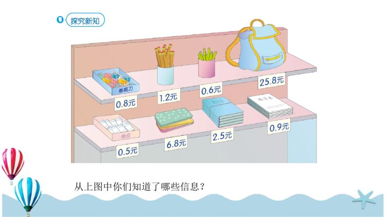 人教版数学三年级下册：7.3《简单的小数加减法》PPT课件04