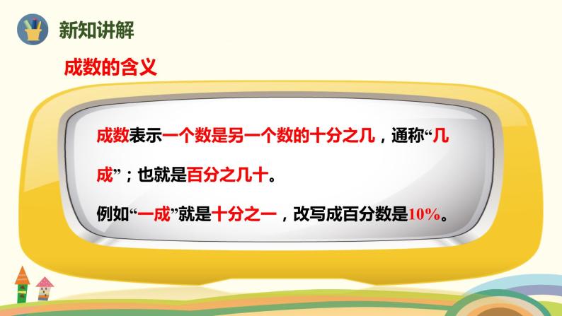 人教版小学数学六年级下册 2.2《成数》PPT课件03