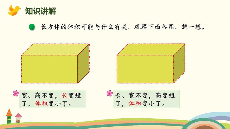 北师版小学数学五年级下册 4.4《 长方体的体积》PPT课件03
