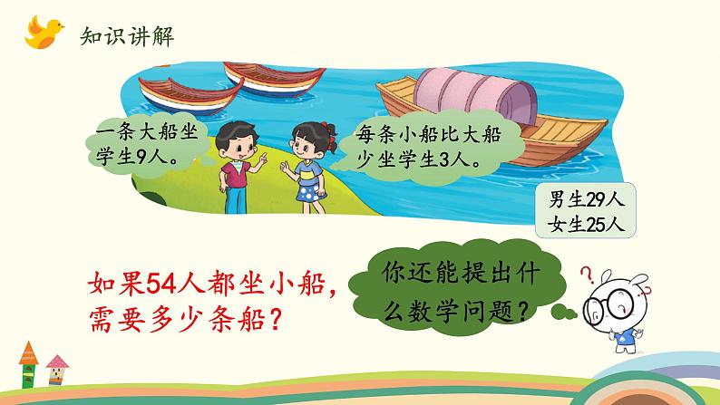 北师大版数学三年级上册 1.5《过河(带小括号的两步混合运算)》PPT课件第7页