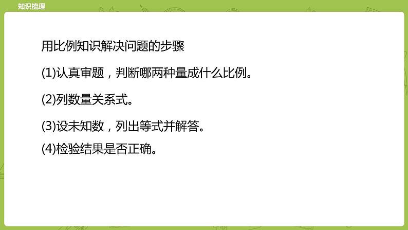 北师大版六年级数学下册 总复习 数与代数 正比例与反比例课时14(PPT课件)第3页