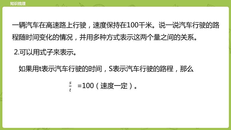 北师大版六年级数学下册 总复习 数与代数 正比例与反比例课时14(PPT课件)第6页