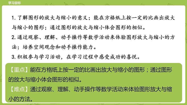 北师大版六年级数学下册 第2单元比例 图形的放大和缩小课时6(PPT课件)第2页