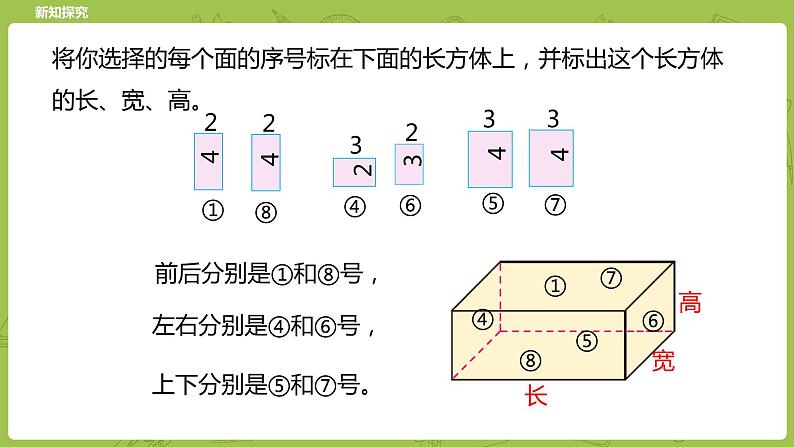 北师大版五年级数学下册 第2单元长方体(一)长方体的认识课时2(PPT课件)第8页