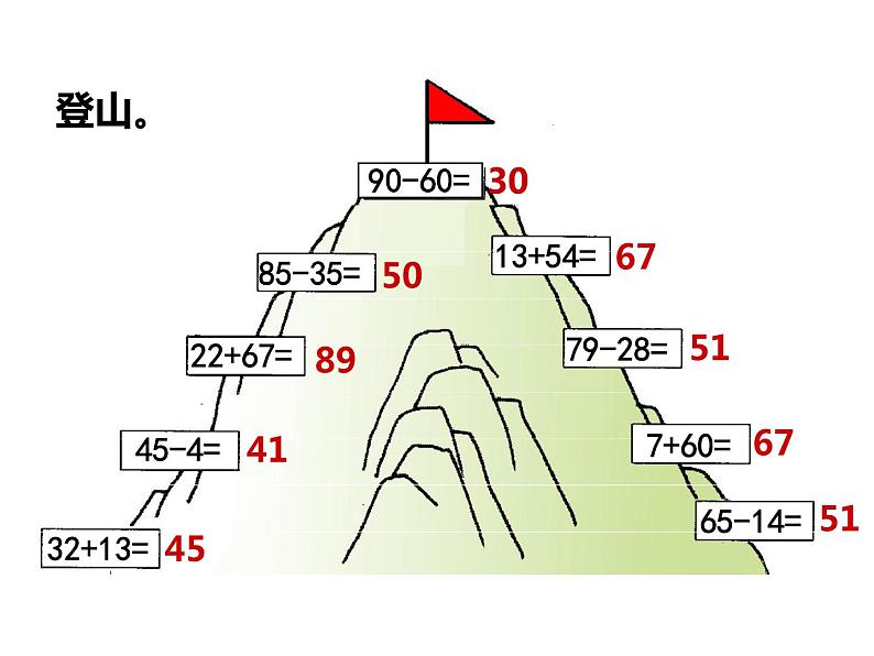 4.6整理与复习 ppt课件 西师大版小学数学一年级下册07