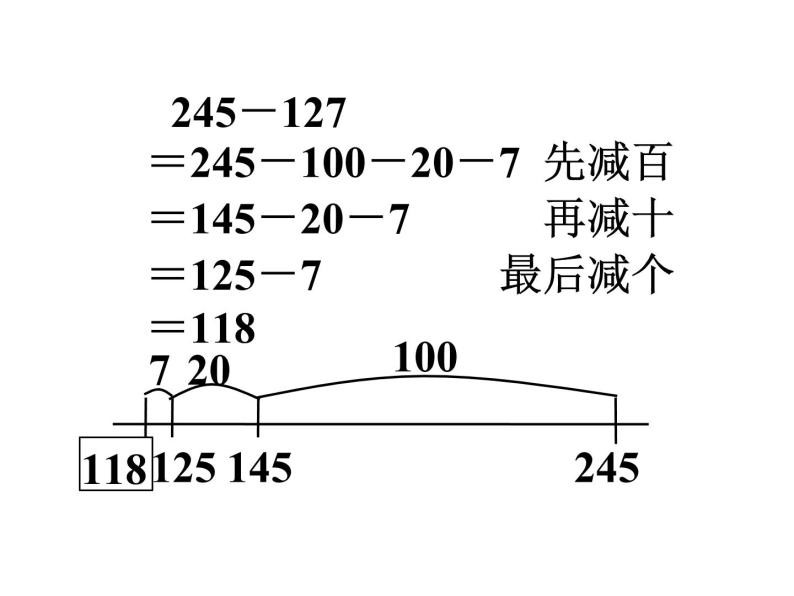 3.4 三位数的减法    ppt课件  西师大版小学数学二年级下册03