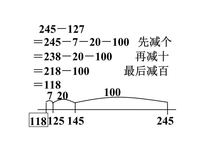 3.4 三位数的减法    ppt课件  西师大版小学数学二年级下册04